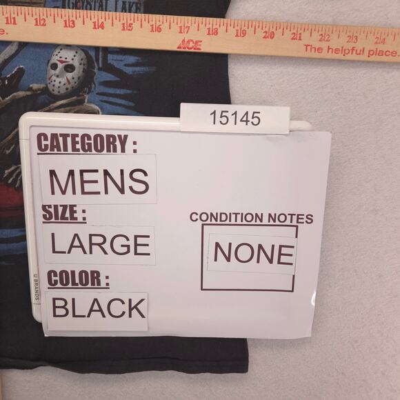 Nightmare On Elm Street Movie Crew Neck Short Sleeve T Shirt Mens Size L Black - Picture 8 of 9